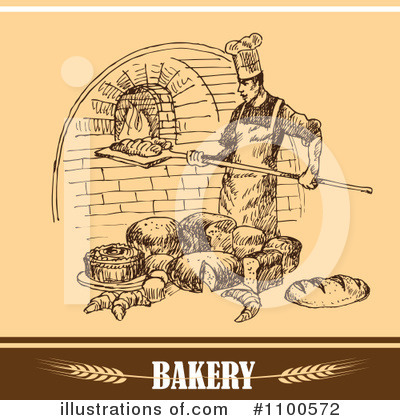 Royalty-Free (RF) Bakery Clipart Illustration by Eugene - Stock Sample #1100572