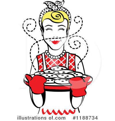 Housewife Clipart #1188734 by Andy Nortnik