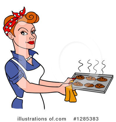Woman Clipart #1285383 by LaffToon