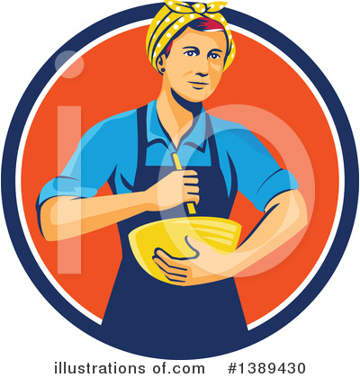 Royalty-Free (RF) Baking Clipart Illustration by patrimonio - Stock Sample #1389430