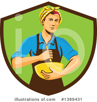 Royalty-Free (RF) Baking Clipart Illustration by patrimonio - Stock Sample #1389431