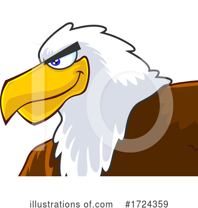 Royalty-Free (RF) Bald Eagele Clipart Illustration by Hit Toon - Stock Sample #1724359