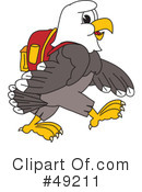 Bald Eagle Character Clipart #49211 by Mascot Junction