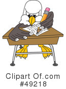 Bald Eagle Character Clipart #49218 by Mascot Junction