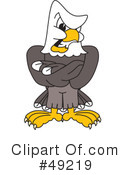 Bald Eagle Character Clipart #49219 by Mascot Junction