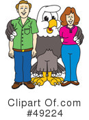 Bald Eagle Character Clipart #49224 by Mascot Junction