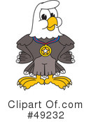 Bald Eagle Character Clipart #49232 by Mascot Junction