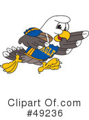 Bald Eagle Character Clipart #49236 by Mascot Junction