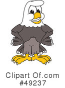 Bald Eagle Character Clipart #49237 by Mascot Junction