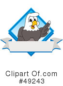Bald Eagle Character Clipart #49243 by Mascot Junction