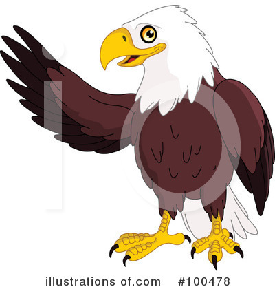 Royalty-Free (RF) Bald Eagle Clipart Illustration by yayayoyo - Stock Sample #100478