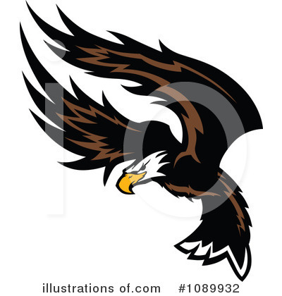 Royalty-Free (RF) Bald Eagle Clipart Illustration by Chromaco - Stock Sample #1089932