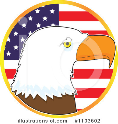 Bald Eagle Clipart #1103602 by Maria Bell