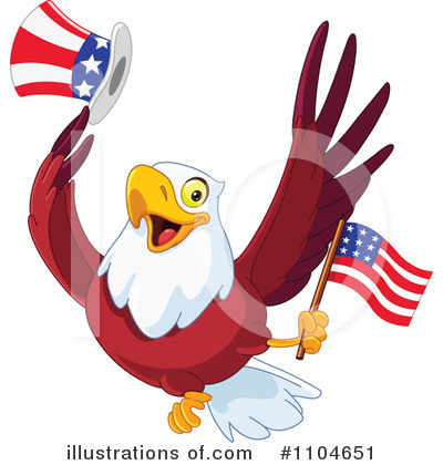 Royalty-Free (RF) Bald Eagle Clipart Illustration by yayayoyo - Stock Sample #1104651