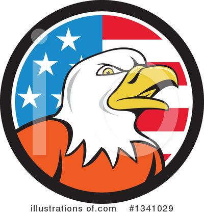 Bald Eagle Clipart #1341029 by patrimonio