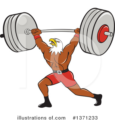 Weightlifting Clipart #1371233 by patrimonio