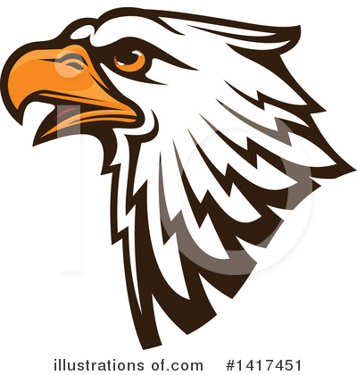Bald Eagle Clipart #1417451 by Vector Tradition SM