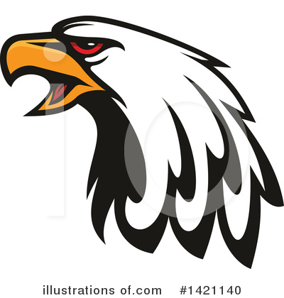 Bald Eagle Clipart #1421140 by Vector Tradition SM