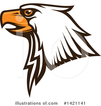 Bald Eagle Clipart #1421141 by Vector Tradition SM