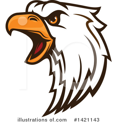 Bald Eagle Clipart #1421143 by Vector Tradition SM