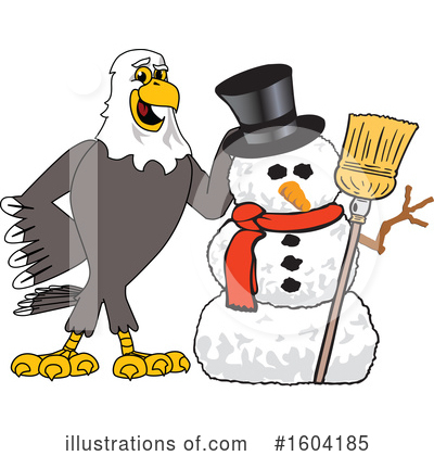 Royalty-Free (RF) Bald Eagle Clipart Illustration by Mascot Junction - Stock Sample #1604185
