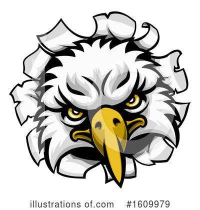 Royalty-Free (RF) Bald Eagle Clipart Illustration by AtStockIllustration - Stock Sample #1609979