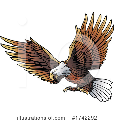 Royalty-Free (RF) Bald Eagle Clipart Illustration by dero - Stock Sample #1742292
