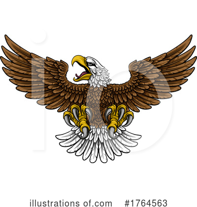Bald Eagle Clipart #1764563 by AtStockIllustration