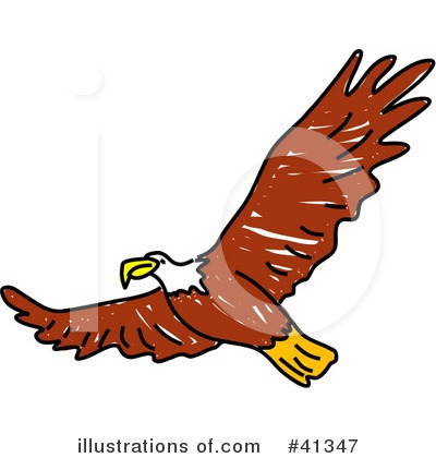 Royalty-Free (RF) Bald Eagle Clipart Illustration by Prawny - Stock Sample #41347