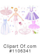Ballerina Clipart #1106341 by Pushkin