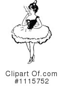 Ballerina Clipart #1115752 by Prawny Vintage