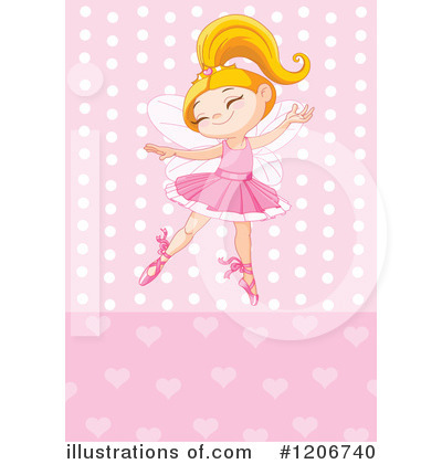 Royalty-Free (RF) Ballerina Clipart Illustration by Pushkin - Stock Sample #1206740