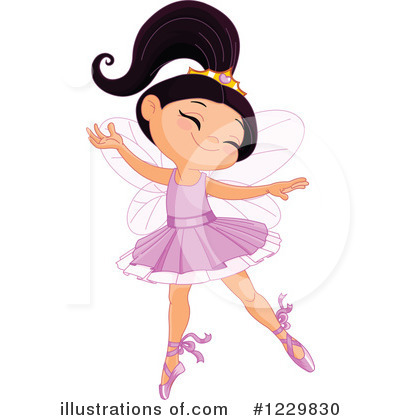 Royalty-Free (RF) Ballerina Clipart Illustration by Pushkin - Stock Sample #1229830