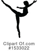 Ballerina Clipart #1533022 by AtStockIllustration