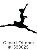 Ballerina Clipart #1533023 by AtStockIllustration
