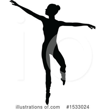 Royalty-Free (RF) Ballerina Clipart Illustration by AtStockIllustration - Stock Sample #1533024