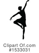 Ballerina Clipart #1533031 by AtStockIllustration