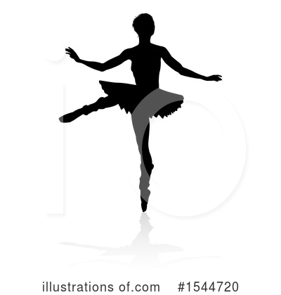 Royalty-Free (RF) Ballerina Clipart Illustration by AtStockIllustration - Stock Sample #1544720
