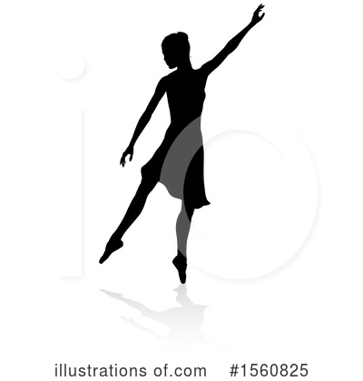 Royalty-Free (RF) Ballerina Clipart Illustration by AtStockIllustration - Stock Sample #1560825