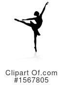 Ballerina Clipart #1567805 by AtStockIllustration