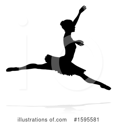 Royalty-Free (RF) Ballerina Clipart Illustration by AtStockIllustration - Stock Sample #1595581