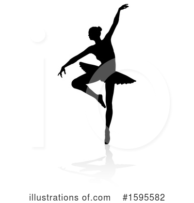 Royalty-Free (RF) Ballerina Clipart Illustration by AtStockIllustration - Stock Sample #1595582