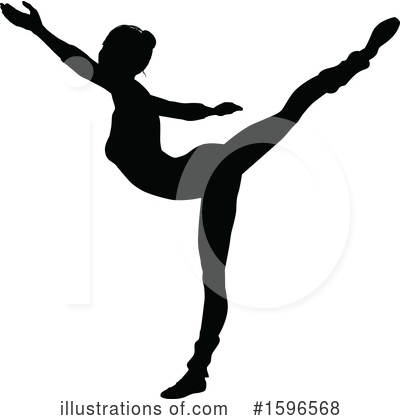 Royalty-Free (RF) Ballerina Clipart Illustration by AtStockIllustration - Stock Sample #1596568