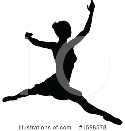 Royalty-Free (RF) Ballerina Clipart Illustration by AtStockIllustration - Stock Sample #1596578