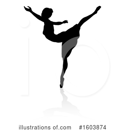 Royalty-Free (RF) Ballerina Clipart Illustration by AtStockIllustration - Stock Sample #1603874