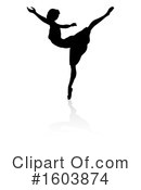 Ballerina Clipart #1603874 by AtStockIllustration