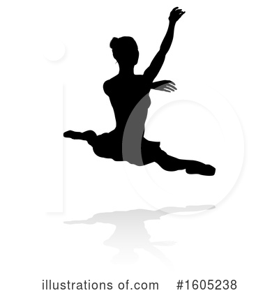 Royalty-Free (RF) Ballerina Clipart Illustration by AtStockIllustration - Stock Sample #1605238