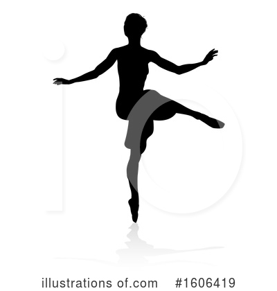 Royalty-Free (RF) Ballerina Clipart Illustration by AtStockIllustration - Stock Sample #1606419