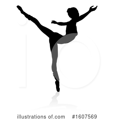 Royalty-Free (RF) Ballerina Clipart Illustration by AtStockIllustration - Stock Sample #1607569