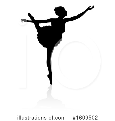 Royalty-Free (RF) Ballerina Clipart Illustration by AtStockIllustration - Stock Sample #1609502